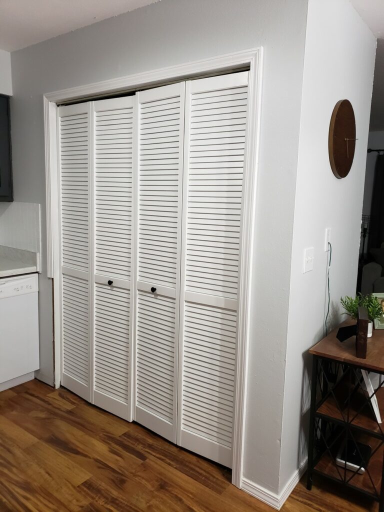 Painted folding doors